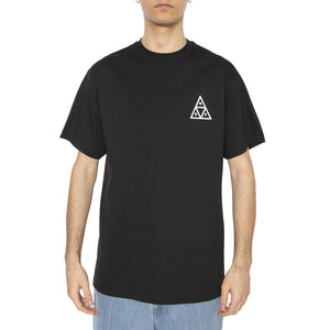 Huf Set TT S/S Tee Black - Maglietta Girocollo Uomo Nera TS01953-BLACK  HUF 