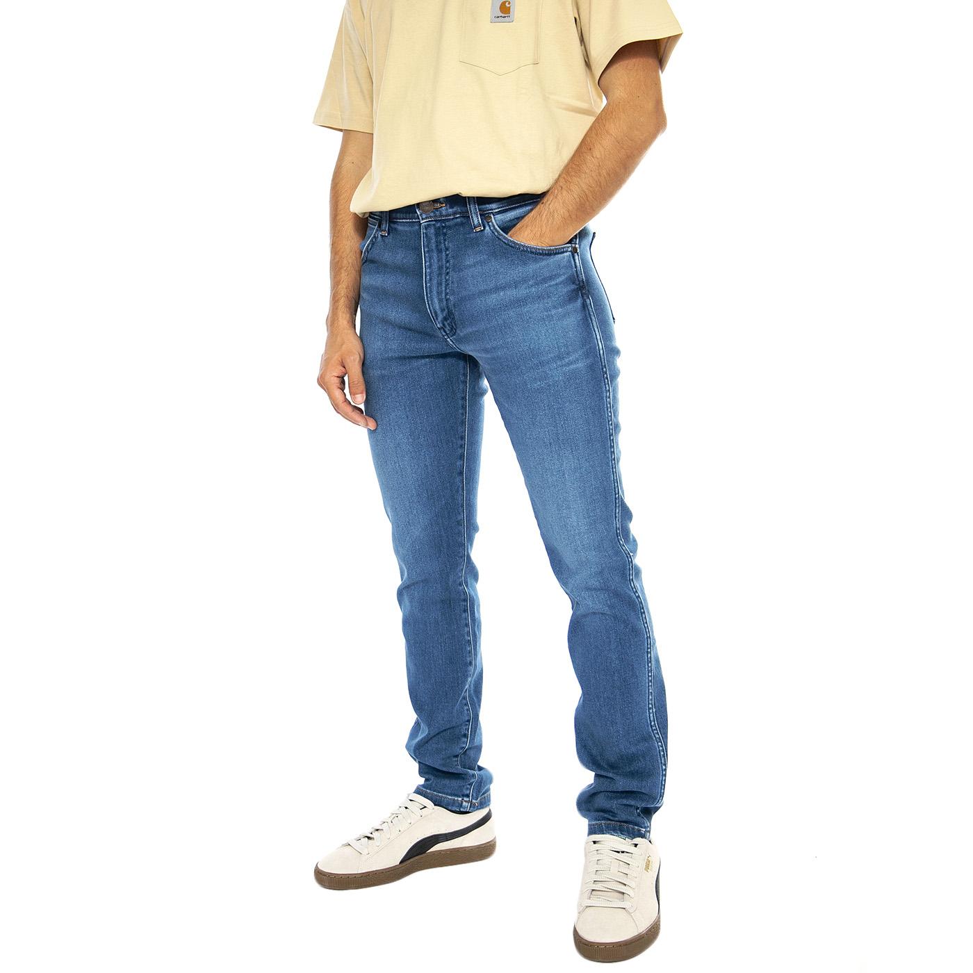 Larston Rustic - Pantaloni Denim Jeans Uomo Blu 112350841-BLUE  WRANGLER 