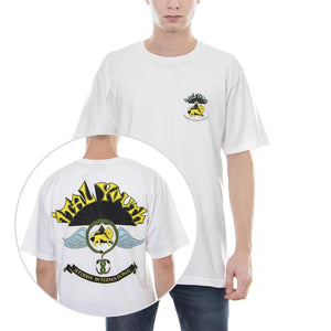 ITAL YOUTH TEE WHITE 1904228-WHIT . STUSSY 