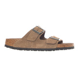Arizona SFB Suede Leather Narrow Fit Dark Tea - Sandales Unisexe Marron BIRKENSTOCK