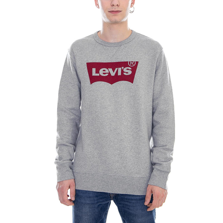 GRAPHIC CREW B HM FLEECE MIDTONE GREY HTR 17895-0030  LEVIS 