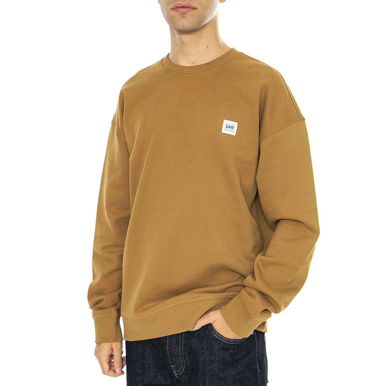 Workwear Sws Glazed Ginger - Felpa Uomo Marrone 112355610-BROWN  LEE 