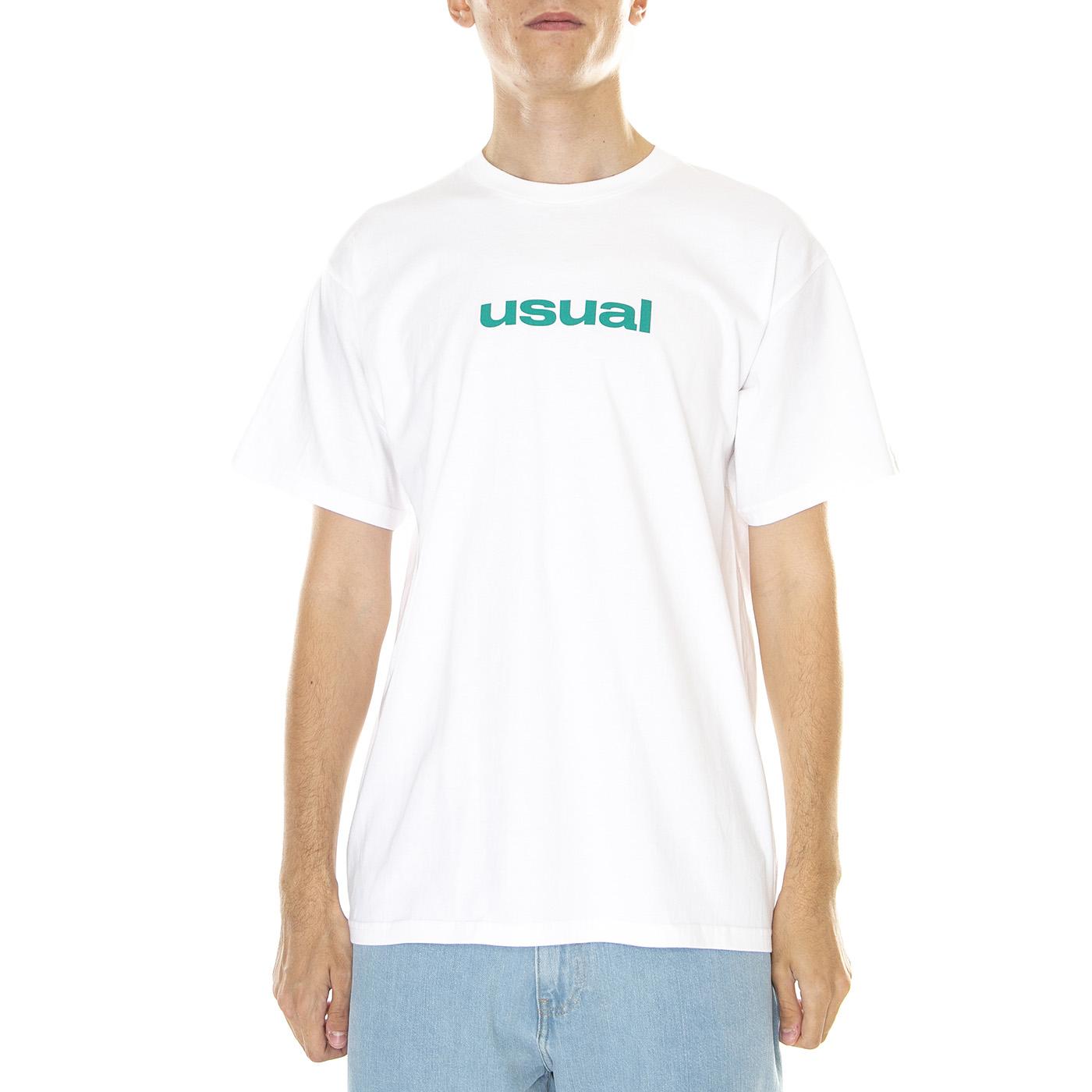 M' OG Fade T-Shirt White - Maglietta Girocollo Uomo Bianca S23TOGFADE-WHT  USUAL 