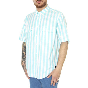 Skate Woven 90s Blue White Stripe Blue - Camicia Maniche Corte Uomo Bianca / Blu A4329-0000  LEVIS 