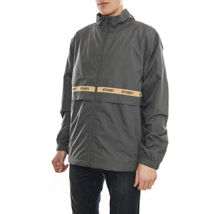 LEWIS TRACK JACKET GREY 115377-GREY  STUSSY 