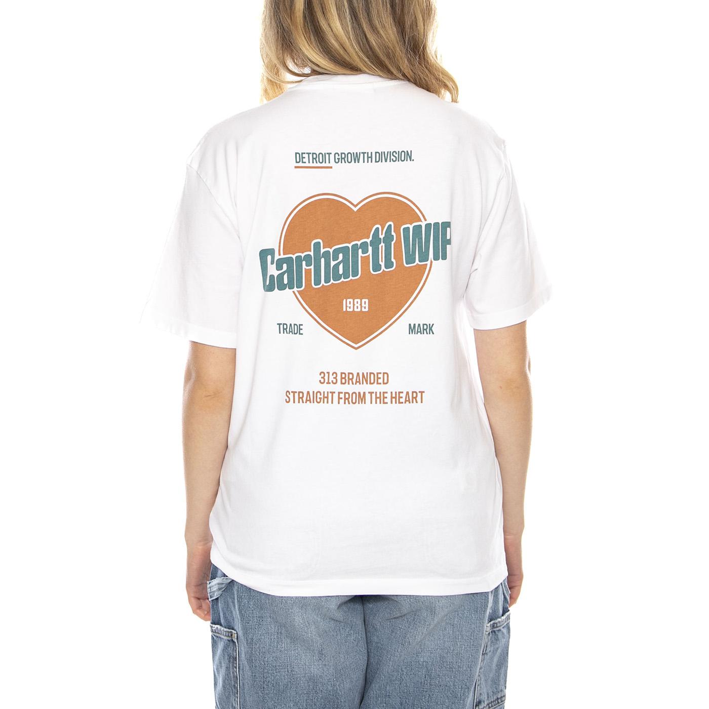 Carhartt WIP Womens Growth -- Maglietta Donna Bianca I035264-3 . CARHARTT WIP 