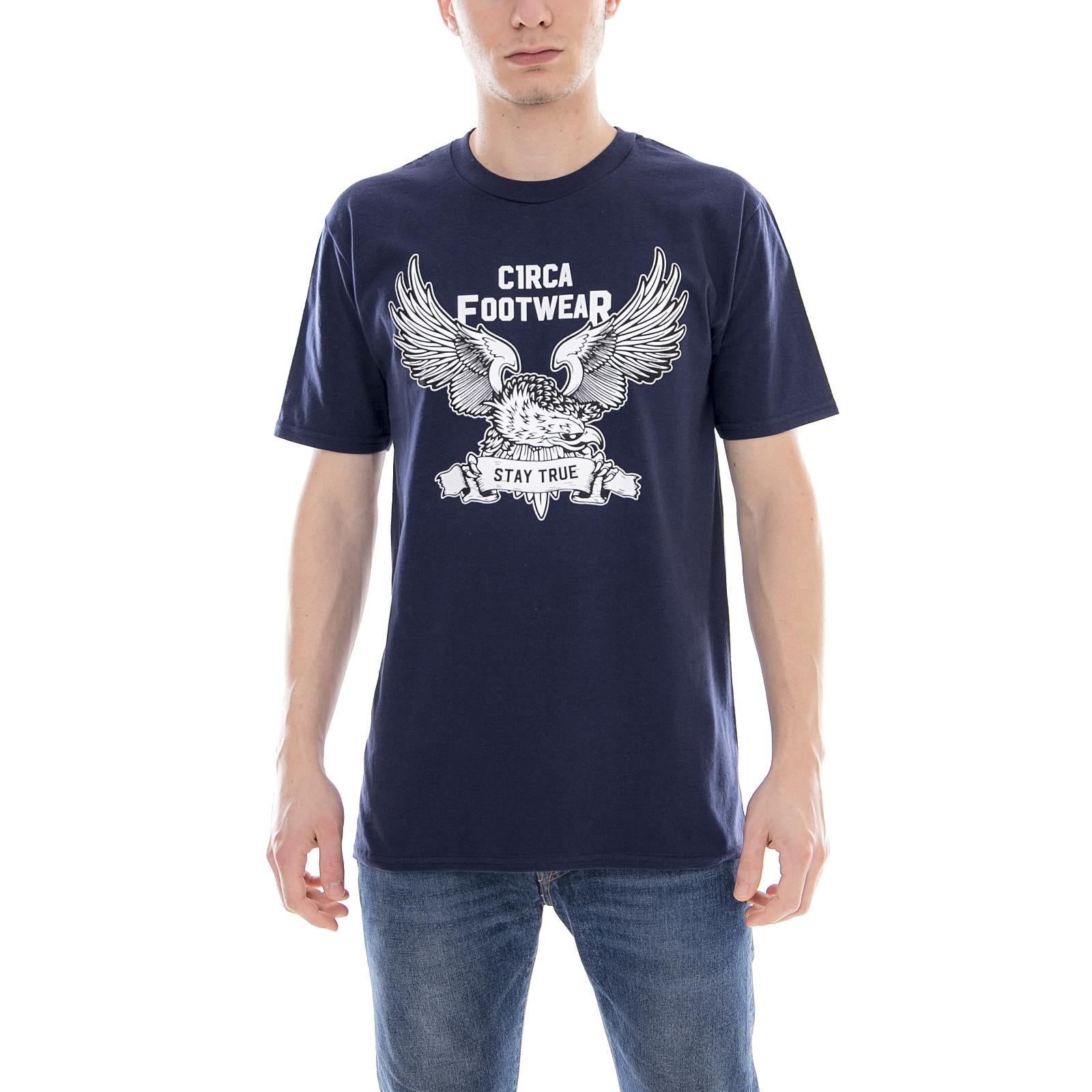 STAY TRUE T-SHIRT NAVY MTS007-NAVY  C1RCA 