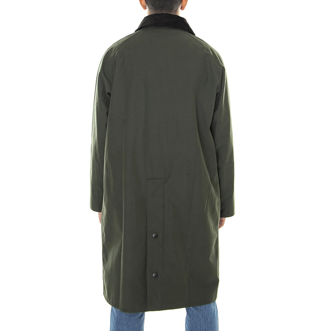 Sl Waterproof Burghley Jacket Sage - Giacca Invernale Uomo Verde 222MMWB0916-SG51  BARBOUR 