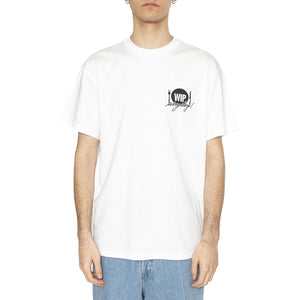 S/S Catalogue T-Shirt White / Black - Maglietta Girocollo Uomo Bianca I034644.00AXX  CARHARTT WIP 