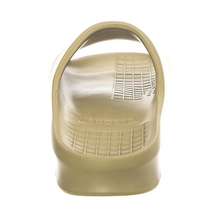 Serve Slide Off White - Sandali / Ciabatte Uomo Beige 745CMA00052A9  LACOSTE 