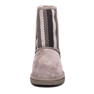 Classic Short - Charcoal Grey / Multicolor - Stivali Donna Multicolore UGSCLSWOVCHA1010551W  UGG 