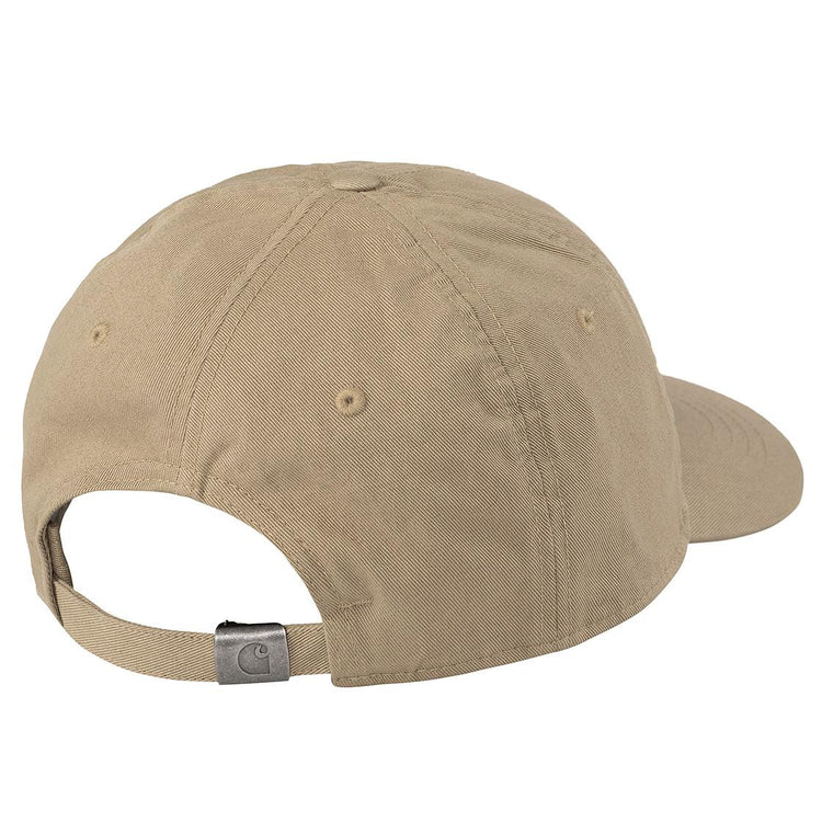 Madison Logo Cap Leather / Black - Cappellino con Visiera Beige I023750-0DKXX . CARHARTT WIP 