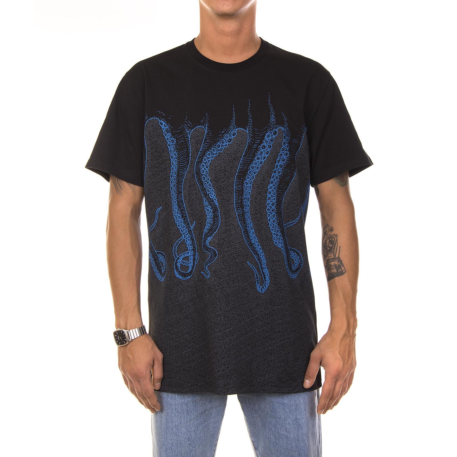 OCTOPUS CNC TEE ROYAL BLACK 88427_4  OCTOPUS 