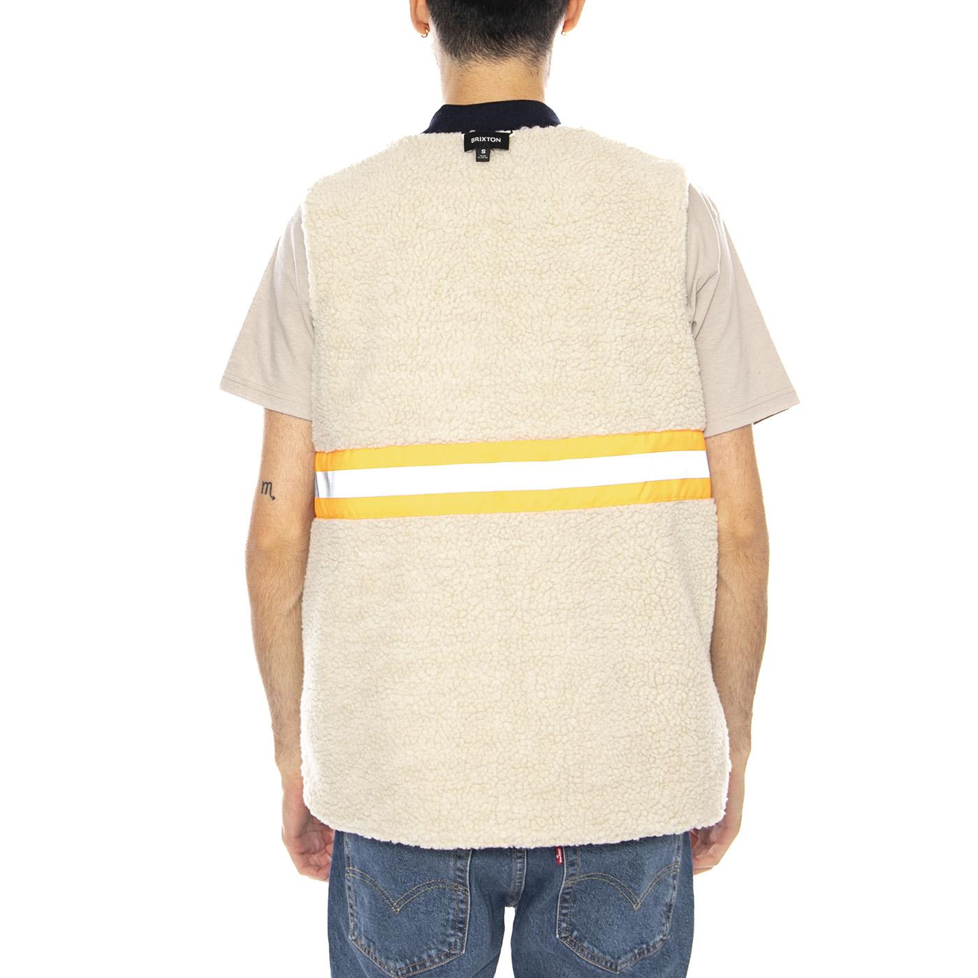 Builders Abraham Rev Vest -- Men's Reversible Rinse Denim Sherpa