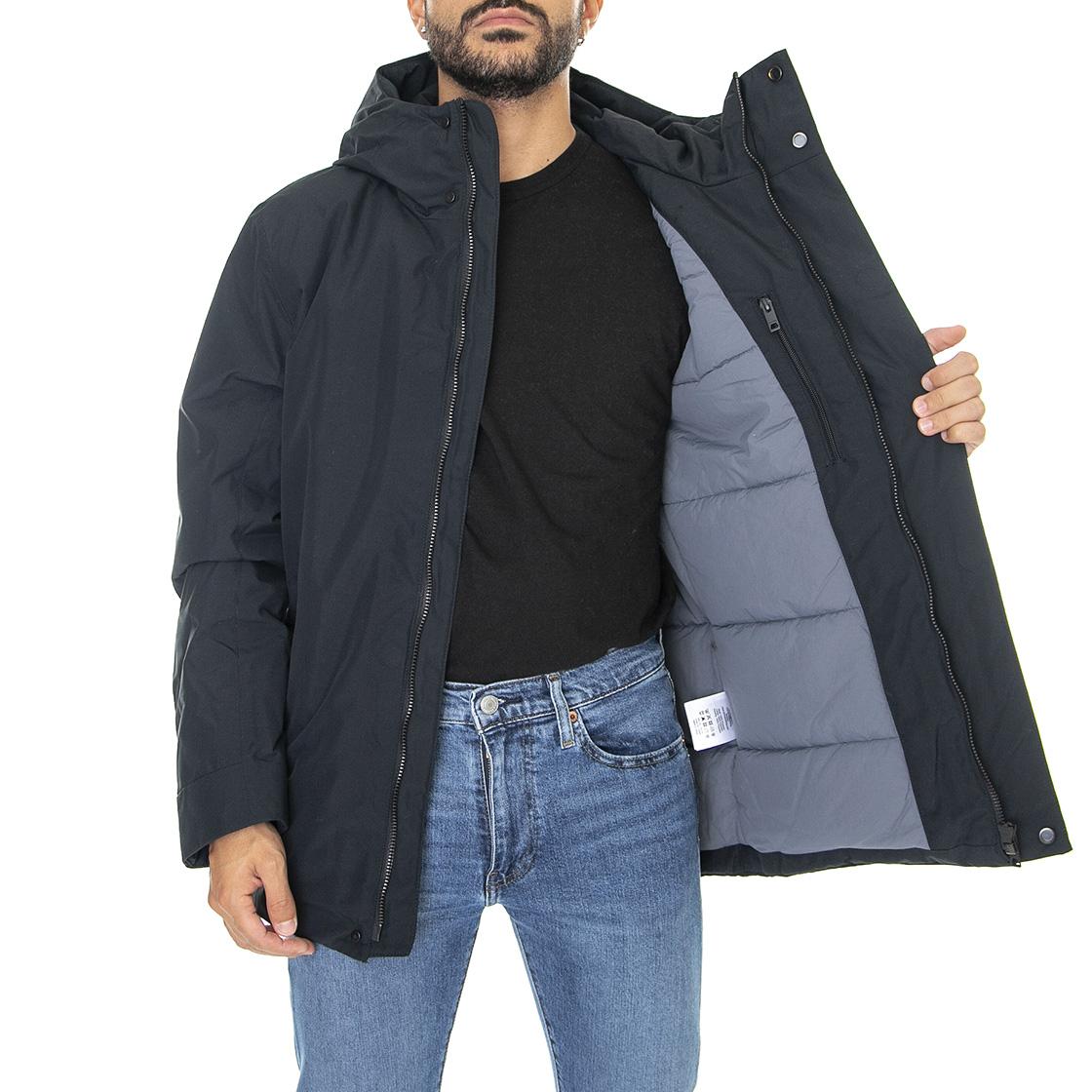 M´s Jacket Barnard Dark Navy Taslan - Giacca Invernale con Cappuccio Uomo Blu 330100-240  ELVINE 