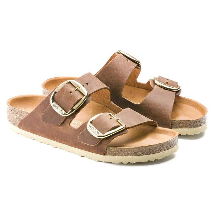 Arizona Big Buckle Sandals - Cognac - Sandali Donna Marroni - Calzata Normale 1011073  BIRKENSTOCK 