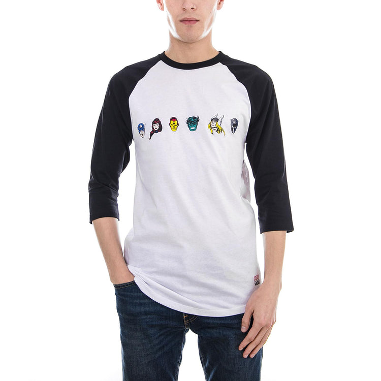 MN VANS X MARVEL RAGLAN White/Black VA3HZHYB2  VANS 