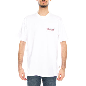 Wellsville SS Tee White - Maglietta Girocollo Uomo Bianca DK0A88860 WH1 DICKIES 