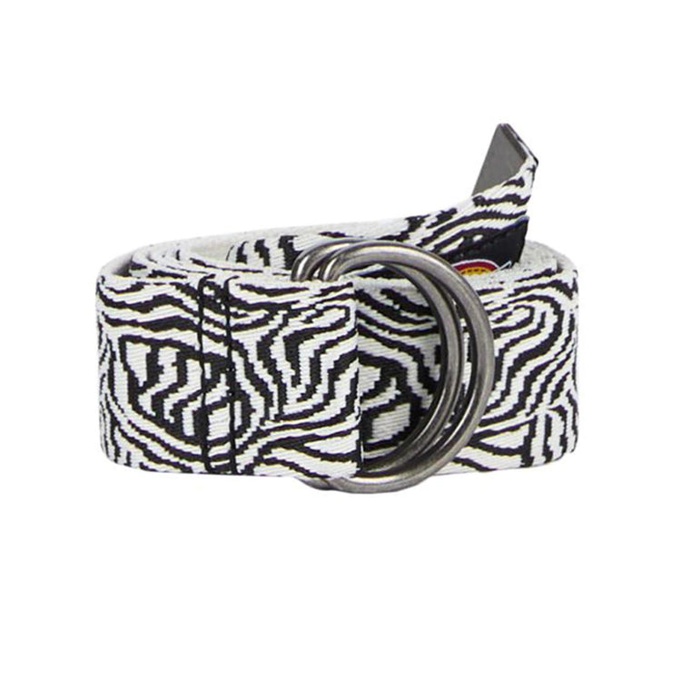 Leesburg Belt Cloud Zebra - Cintura Bianca / Nera DK0A4Y9DF311  DICKIES 