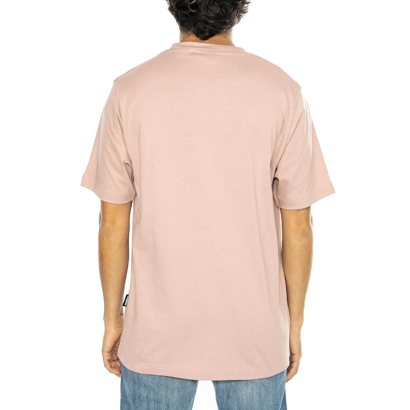 T-Shirt Nighters Woodrose - Maglietta Girocollo Uomo Rosa T-SHIRT NIGHTERS - WOODROSE  WASTED PARIS 