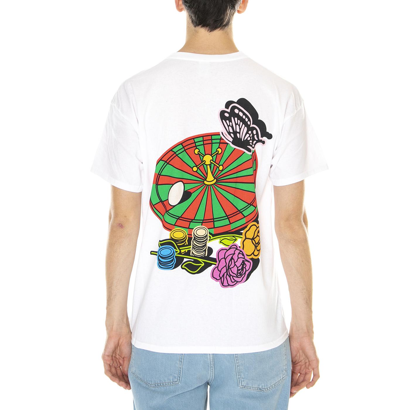 M' Erk14 For London 06 White - Maglietta Girocollo Uomo Bianca ERK14-06  LONDON STORE 