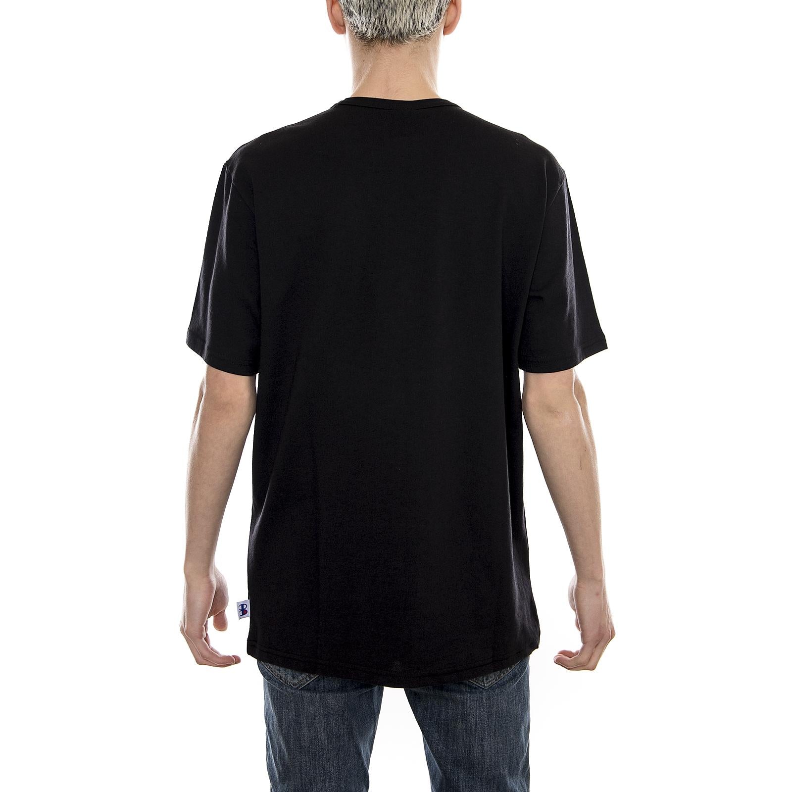 BEAMS X CHAMPION Crewneck T-Shirt BLACK 211620-BLK  CHAMPION 