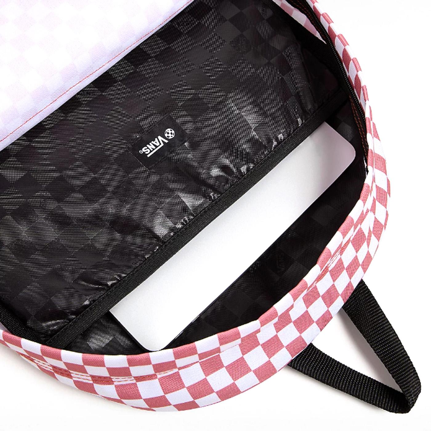 Old Skool Check Backpack Withered Rose - Zaino Multicolore VN000H4XCHO1  VANS 