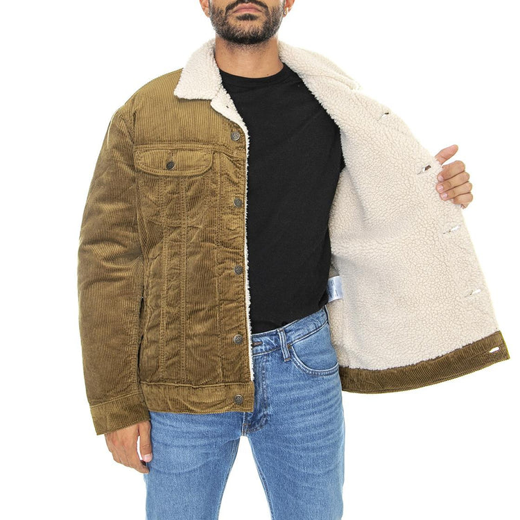 Sherpa jacket Tumbleweed-L87AQEDH - Giacca Invernale in Velluto Uomo Marrone 112321555  LEE 
