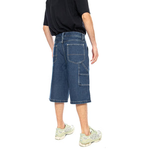 Workwear Skater Short Right On Blue - Bermuda Denim Jeans Uomo Blu 112376302 BL LEE 