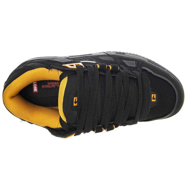 Sabre - Scarpe Stringate Profilo Basso Uomo Nere / Gialle US 11 GBSABR-10908  GLOBE 