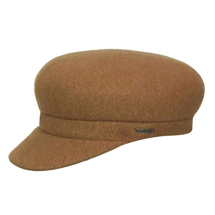 Enfield Beret Cap - Wood Brown - Berretto con Visiera Marrone K3124HT-WD207  KANGOL 