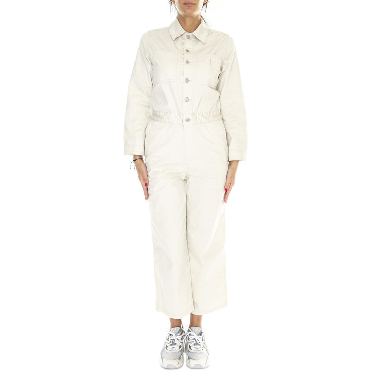 Iconic Jumpsuit Almond Milk Neutral - Salopette Donna Beige A5930-0003  LEVIS 