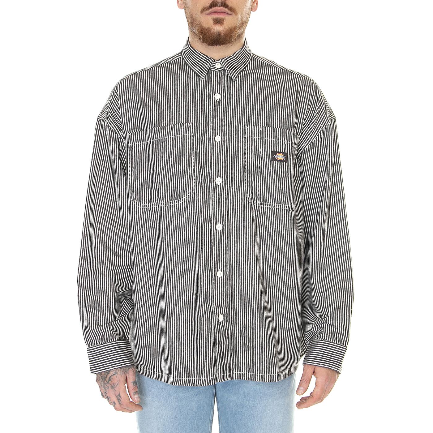 Hickory Bordeaux - Camicia Uomo Bordeaux / Multicolore DK0A4YB2F331  DICKIES 