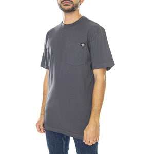Cotton T-Shirt Charcoal Grey - Maglietta Girocollo Uomo Grigia DK0A4XUCCH01  DICKIES 