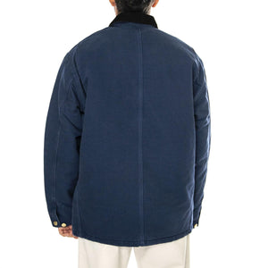 OG Chore Coat Air Force Blue / Black aged canvas - Giacca Uomo Blu I027357.2IB3K  CARHARTT WIP 