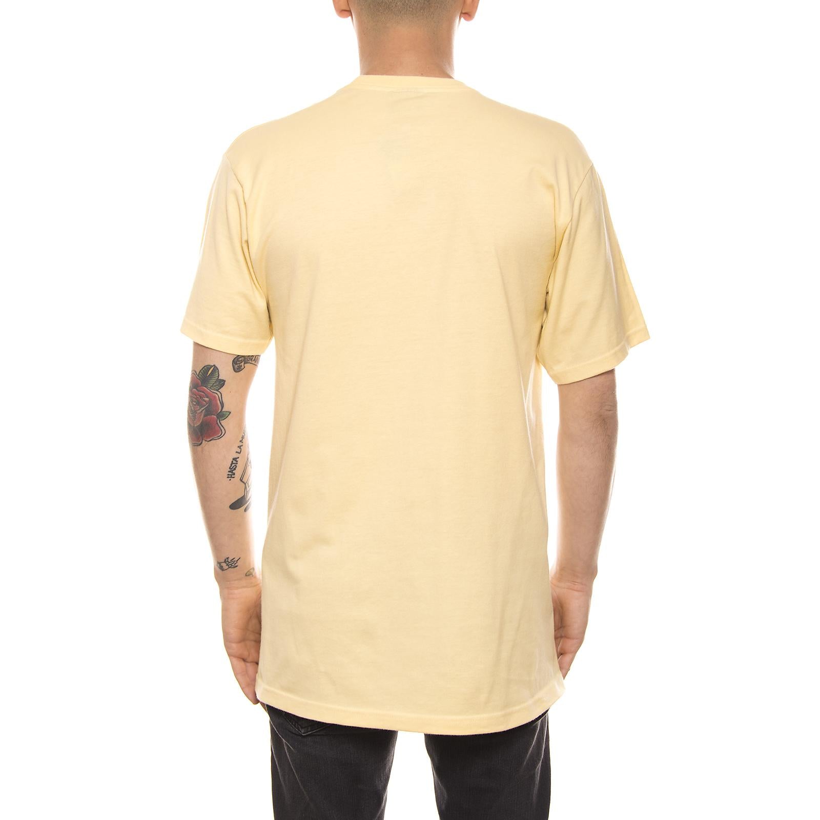 BUANA STOCK TEE PALE YELLOW 1904004-PALE YELLOW  STUSSY 