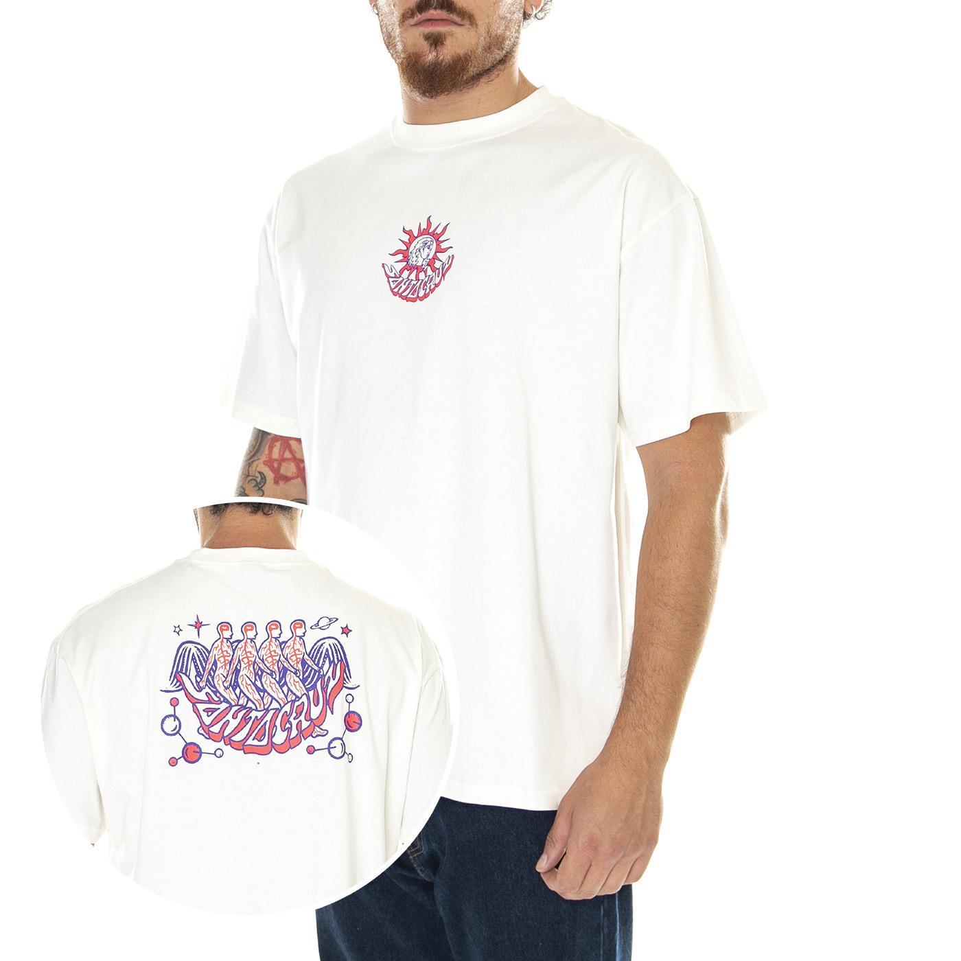 Knibbs Minds Eye T-Shirt Optic White - Maglietta Girocollo Uomo Bianca Knibbs Minds Eye Optic White . SANTA CRUZ 