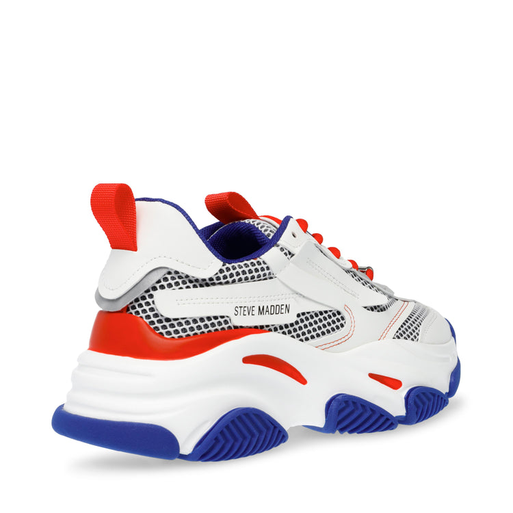 Possession Blue / White - Scarpe Stringate Profilo Basso Donna Blu / Bianche SMPPOSSESSION-BLU  STEVE MADDEN 