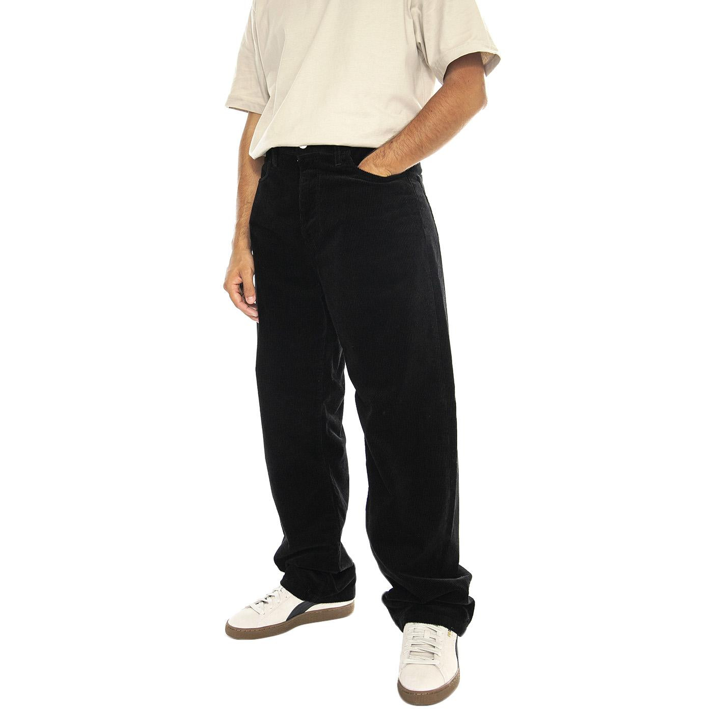 Landon Pant Black rinsed - Pantaloni Uomo Neri I032297.8902  CARHARTT WIP 