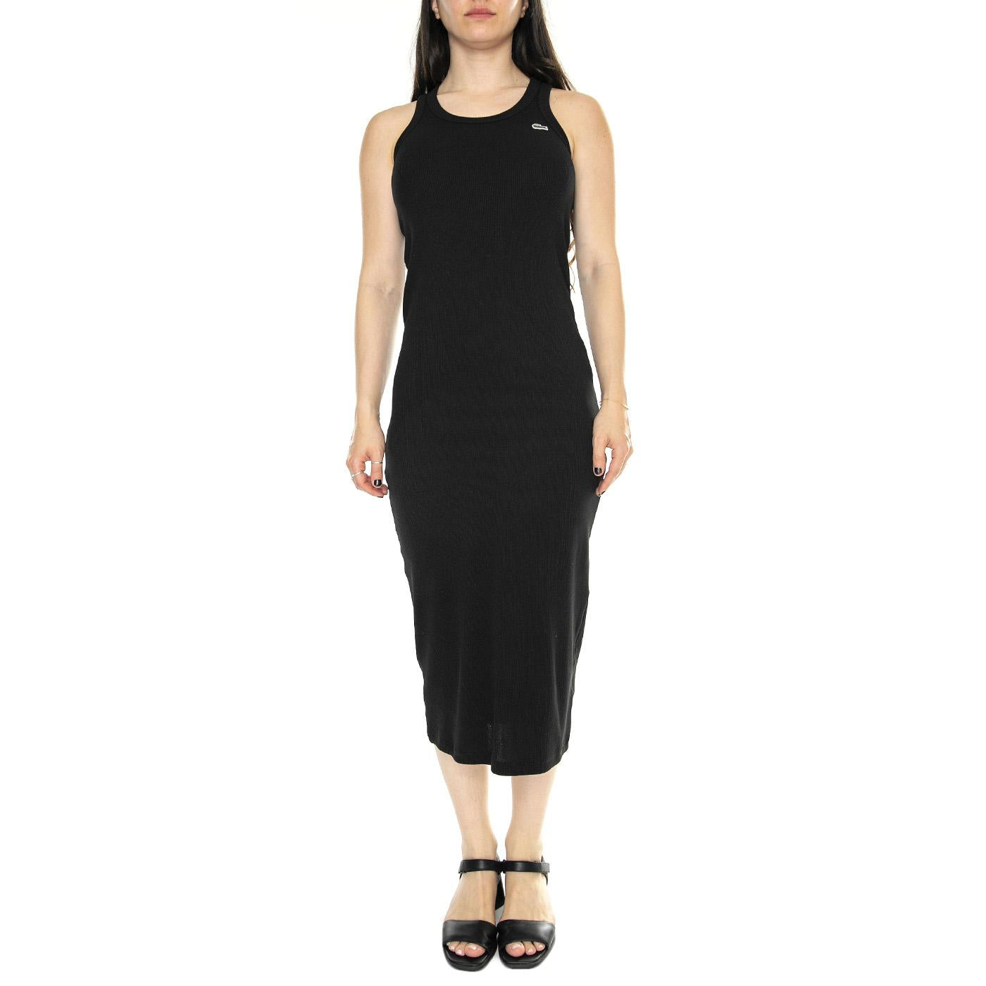 Abitino 031 Black Dress - Abito Donna Nero EF5512-031  LACOSTE 