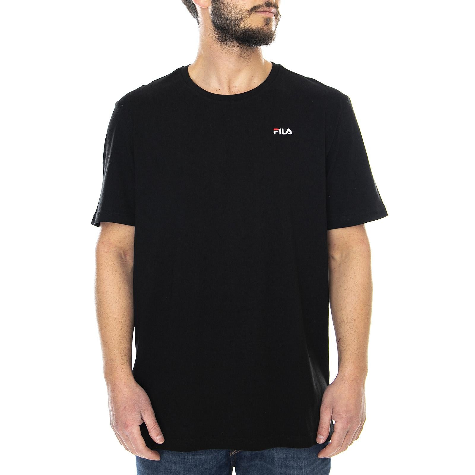 Unwind 2.0 Reg Tee - Black - Maglietta Girocollo Uomo Nera 682201-002  FILA 