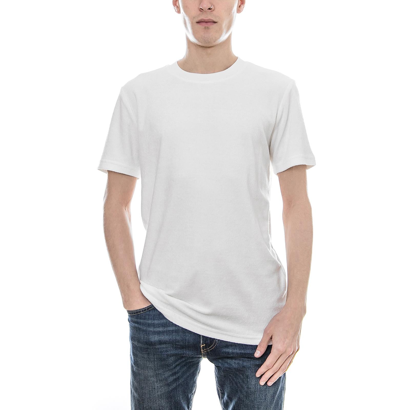 Yunus Ss T-Shirt - White - Maglietta Girocollo Uomo Bianca 163272099-000  MINIMUM 