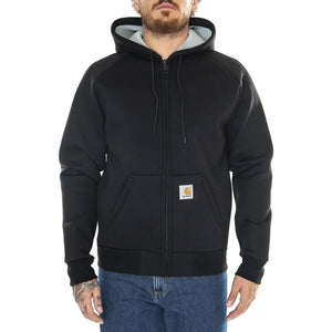 Car-Lux Hooded Jacket Black / Grey - Giacca Invernale Uomo Nera I032935.0GLXX  CARHARTT WIP 