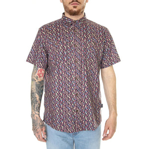 M's Back Step Shirt Intertwined Hands Evening Mauve - Camicia Maniche Corte Uomo Multicolore 53139-IHMA  PATAGONIA 