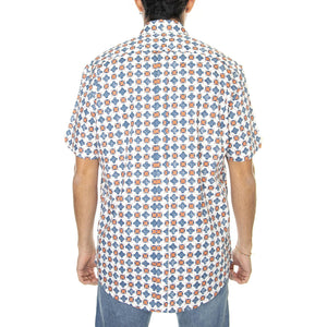 Distressed Retro Print Airforce - Camicia Maniche Corte Uomo Multicolore 63413-023  BEN SHERMAN 