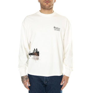 Kenbridge Tee Ls Cloud - Maglietta Girocollo Maniche Lunghe Uomo Beige DK0A4YVRC581  DICKIES 