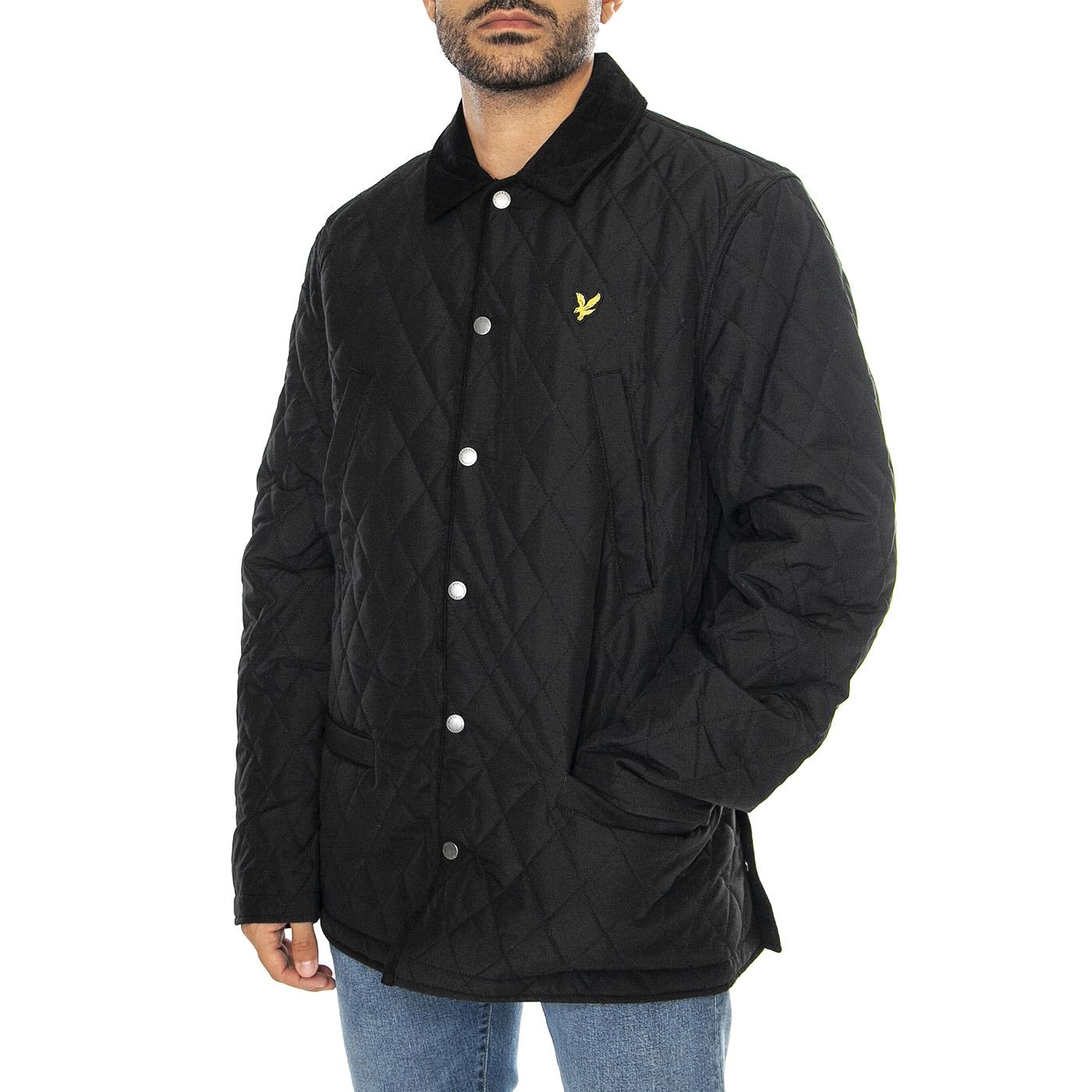 Quilted Jacket Jet Black - Giacca Uomo Nera JK1990V-Z865  LYLE & SCOTT 
