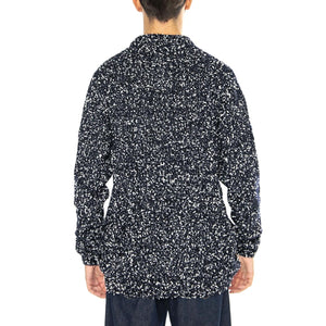 Two Tones Sweater Navy / Navy - Maglione Girocollo Uomo Blu 3085-NAVY  BRAVA FABRICS 