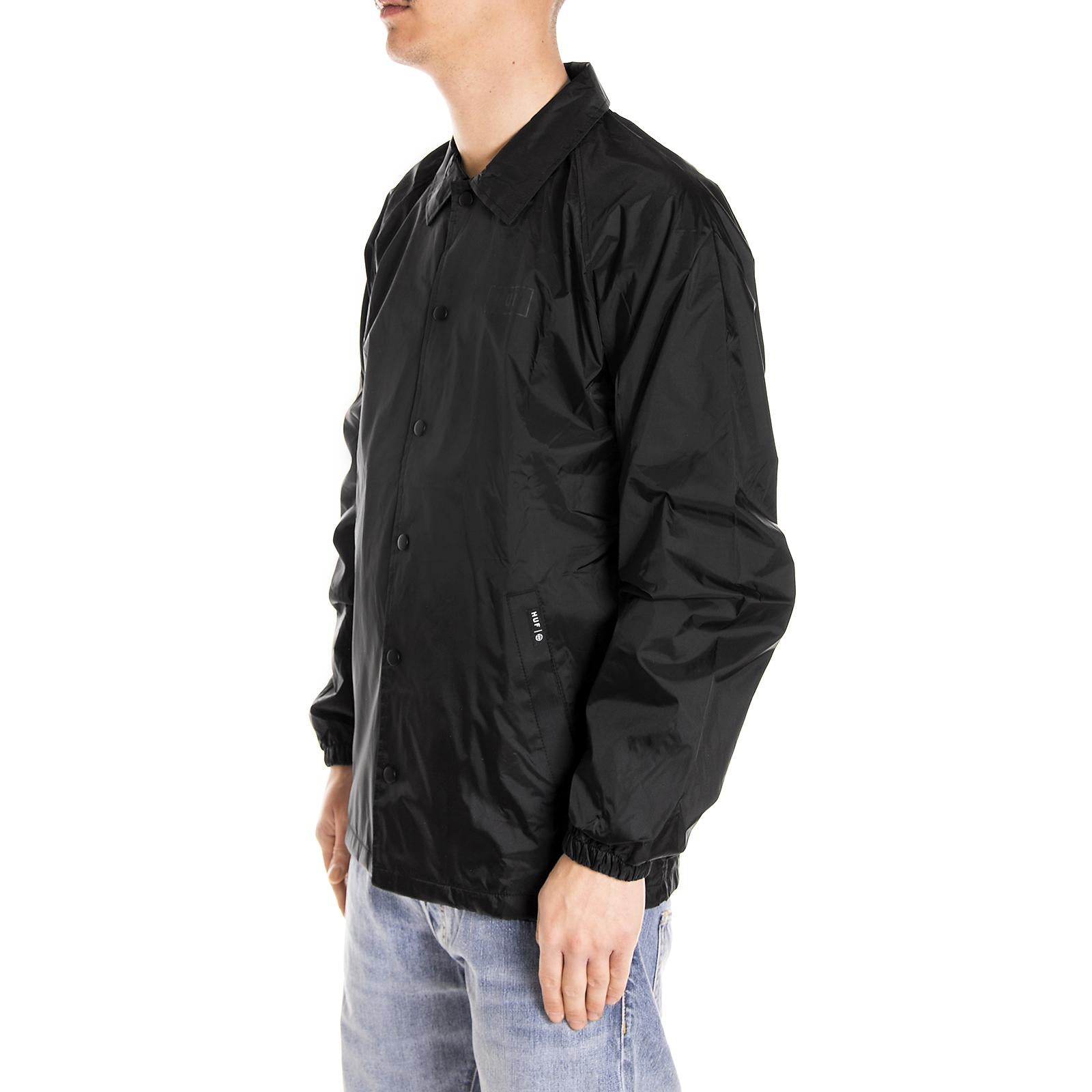 BAR LOGO COACH S JACKET JK00010-BLACK  HUF 