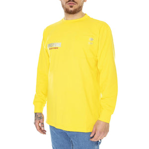 Nys LS Yexas Crew Tee Dark Yellow - Maglietta Maniche Lunghe Uomo Gialla DK0A4Y4GD621  DICKIES 